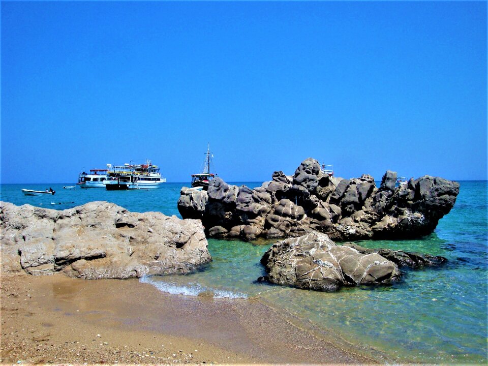 Rhodes aegean sea ship