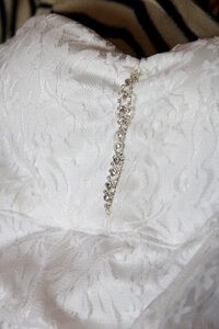 Wedding lace wedding dress photo