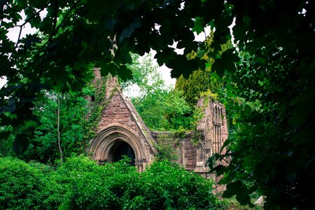 Ruin ruined church architecture photo
