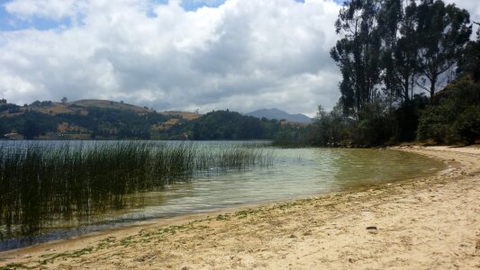 Landscape lake colombia