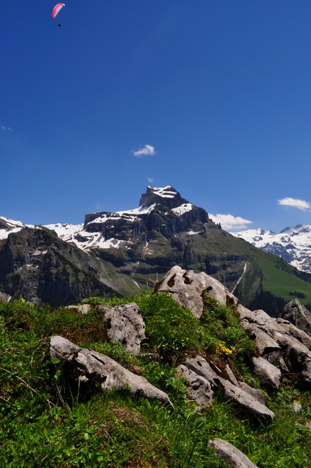 Mountains view swiss alps photo