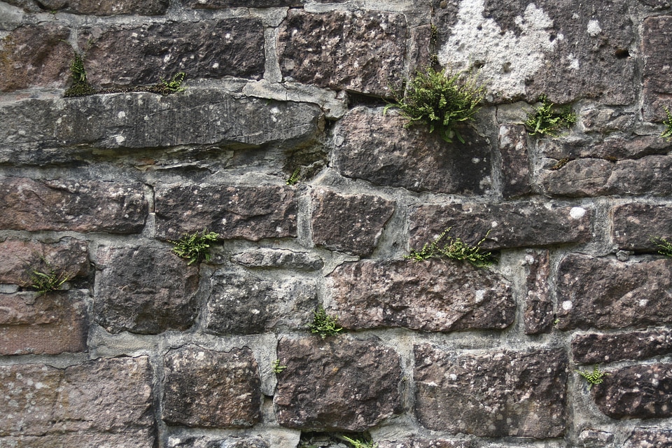 Wall natural stone texture