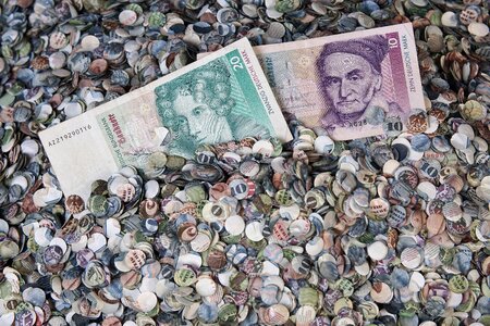 Bank note unusable die cut