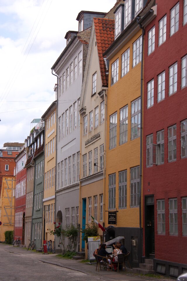 Denmark houses colourful