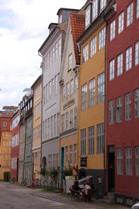Denmark houses colourful photo