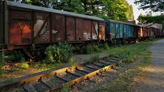 Siding railway boxcar photo
