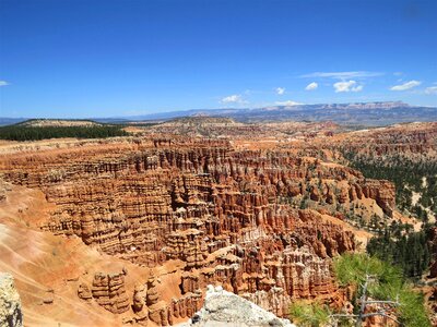 Red sandstone blue sky