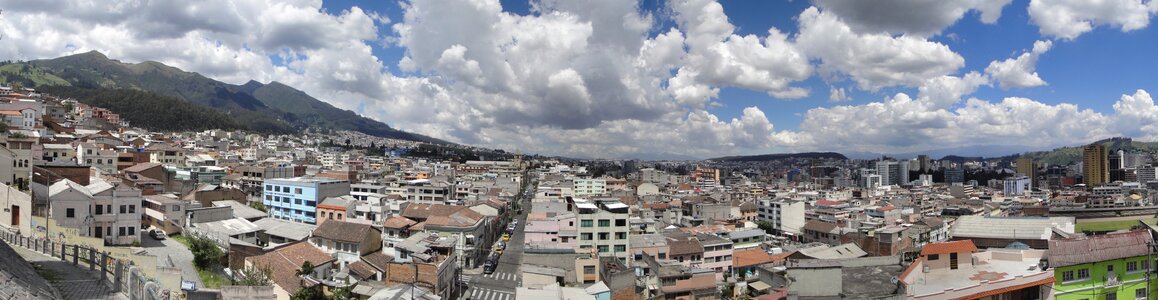 View panoramic urban