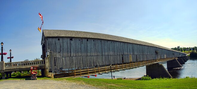 Longest hartland new brunswick photo