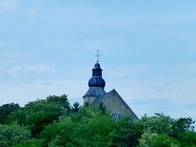 Bell tower church moselle photo