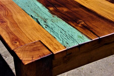 Table annual rings furniture