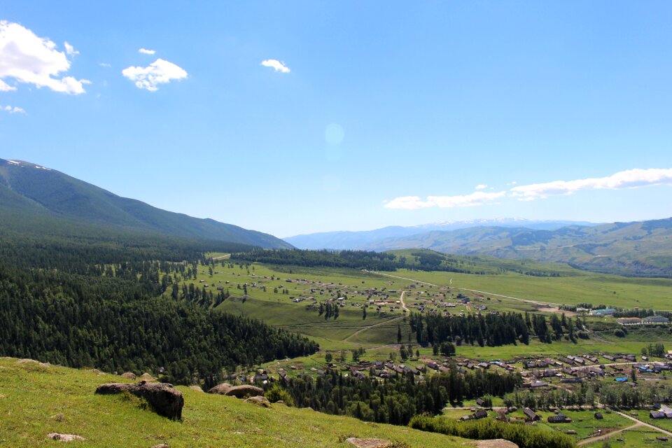 Prairie the scenery in xinjiang