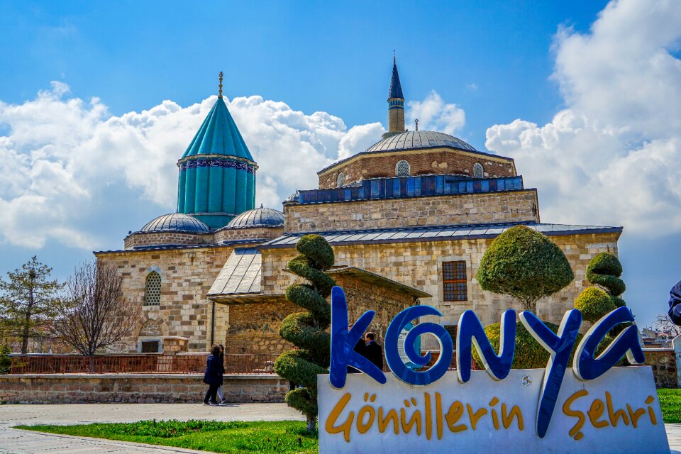 Building konya blue sky