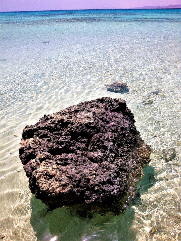 Rock sea the coast