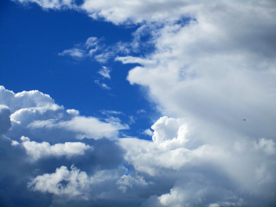 Blue sky background weather sky