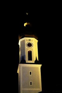 Night tower religion photo