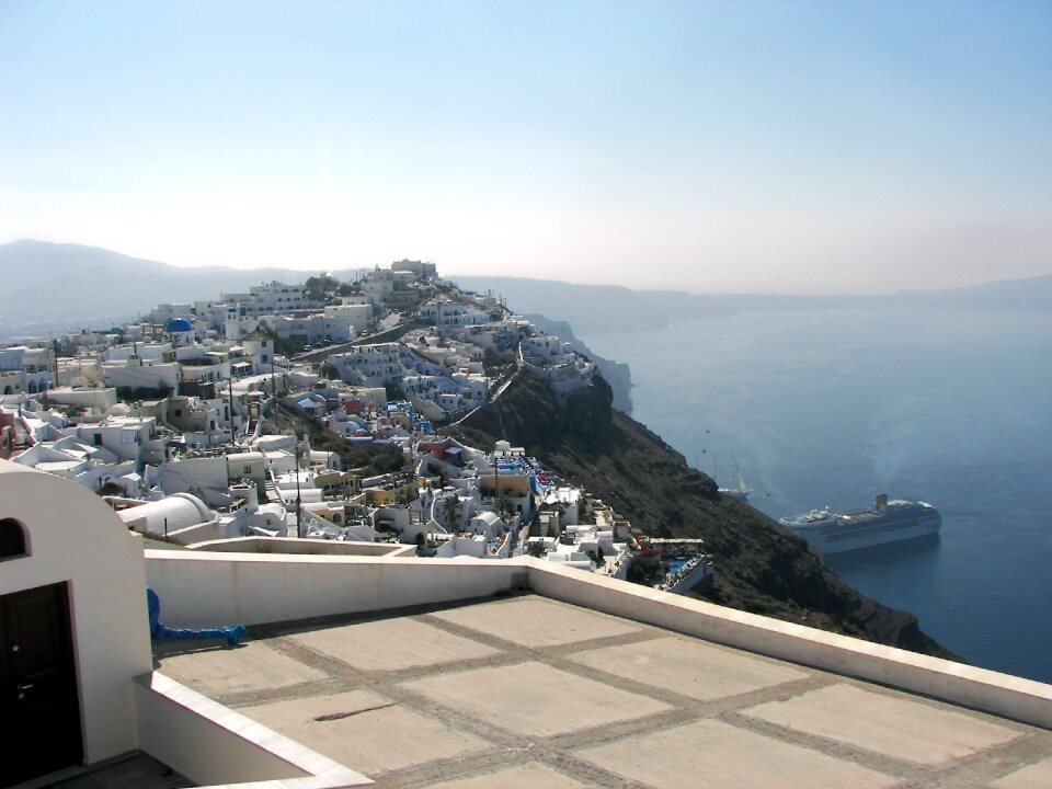 Volcano island hellas aegean sea