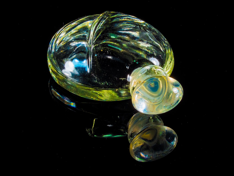 Perfume bottle flacon glass