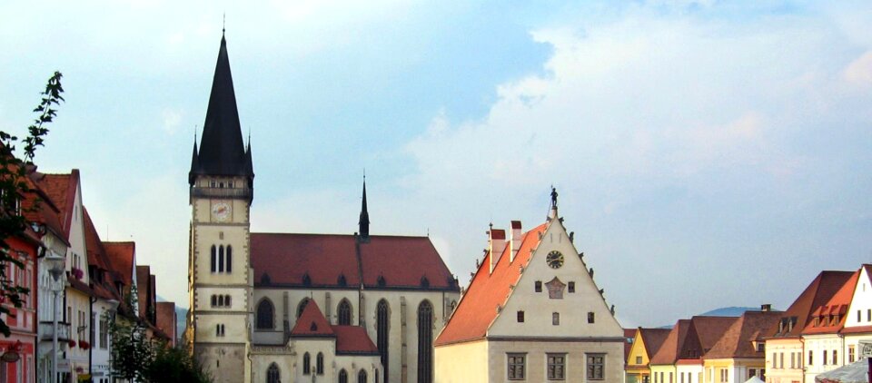 Slovakia church city ​​hall