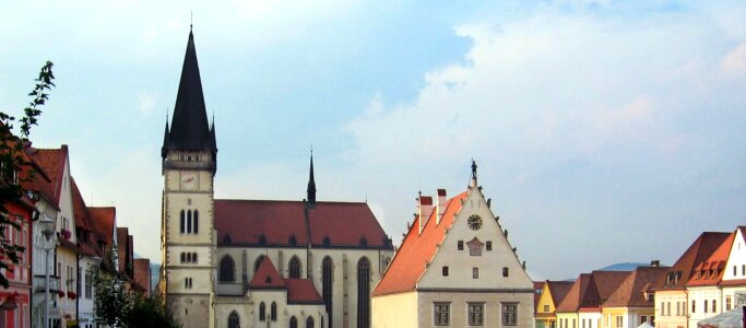 Slovakia church city ​​hall
