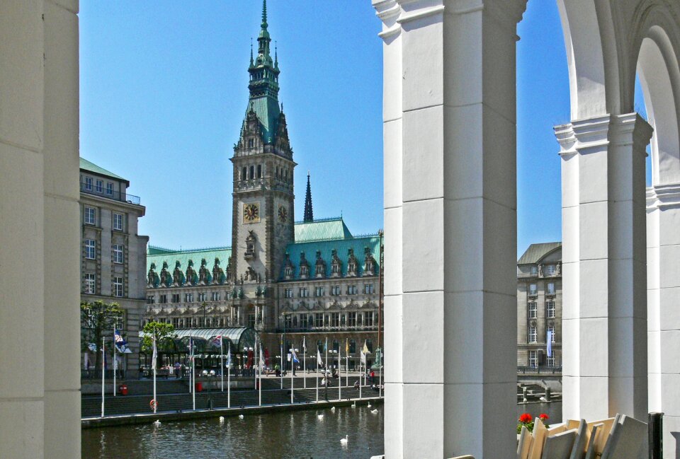 Town hall alster alster terraces photo