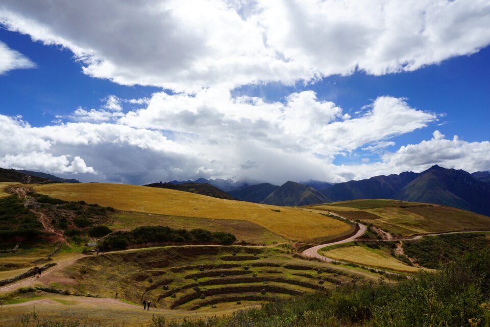 Mountains fields