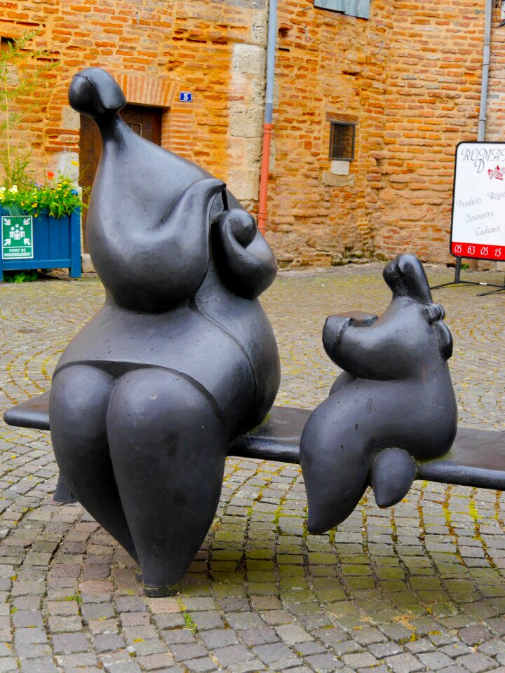 Street art france village