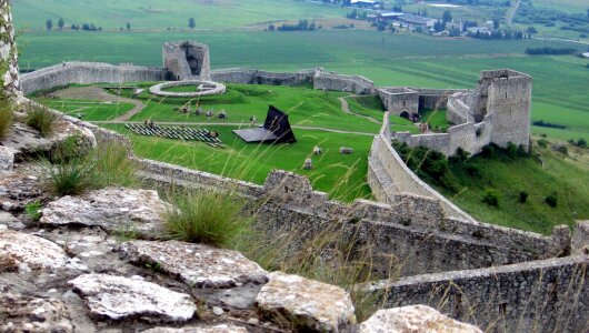 Walls stones ruins photo