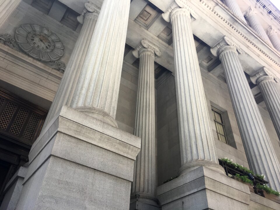 Architecture building facade