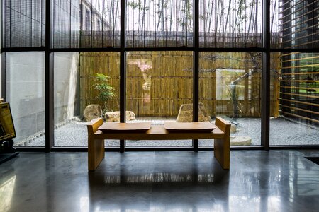 Courtyard atrium landscape photo