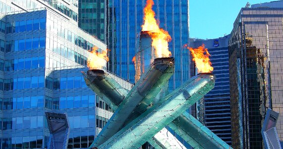 Vancouver cauldron photo