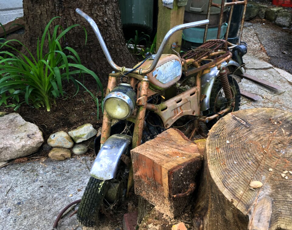 Motorbike vintage retro