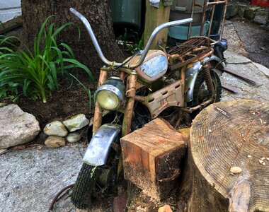 Motorbike vintage retro