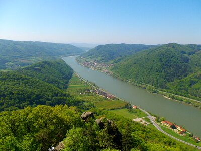 Aggstein wachau river