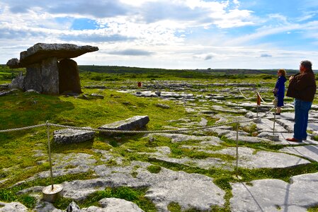 Stone burial burren photo