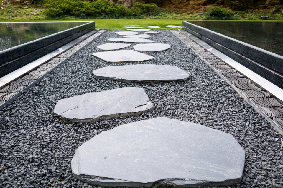 Gravel new chinese landscape