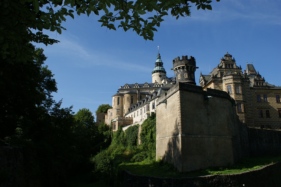 Frydlant castle summer