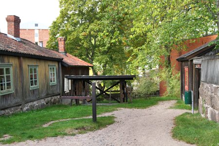 Museum yard summer