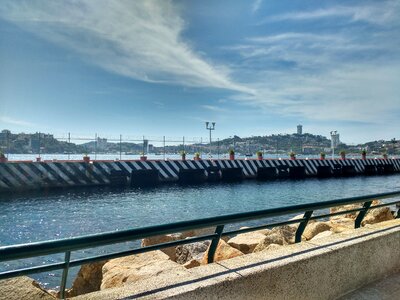 Sea clouds water photo