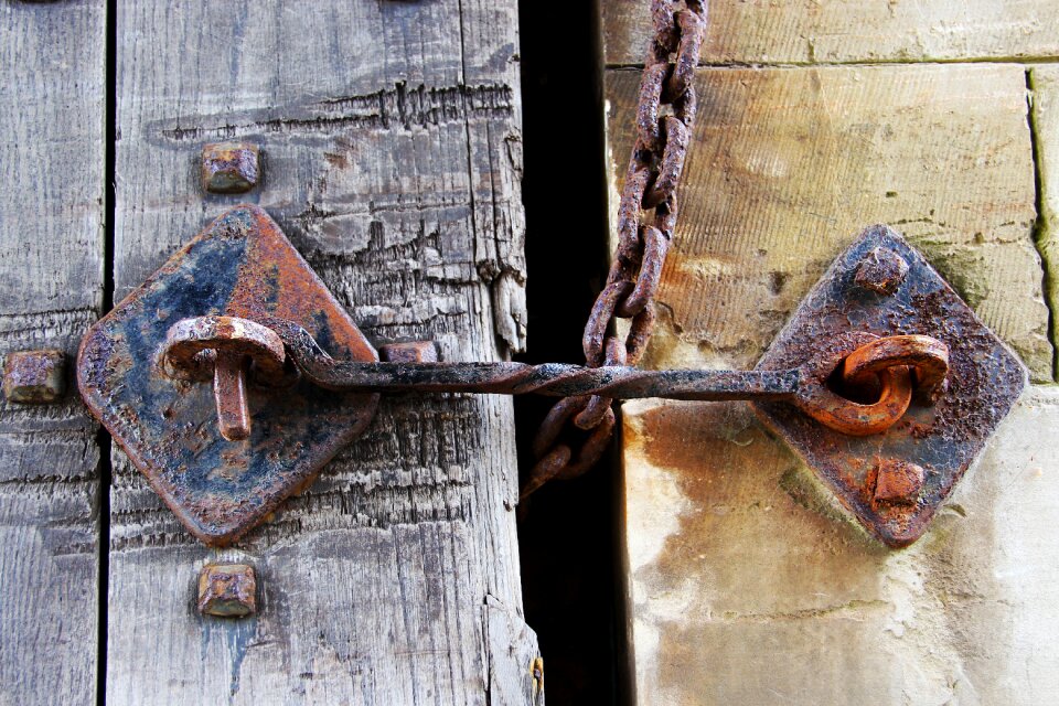 Door security metal