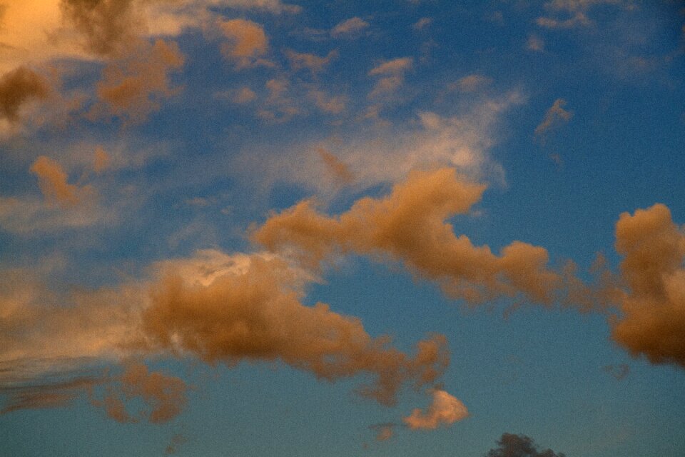 Abendstimmung sky clouds form