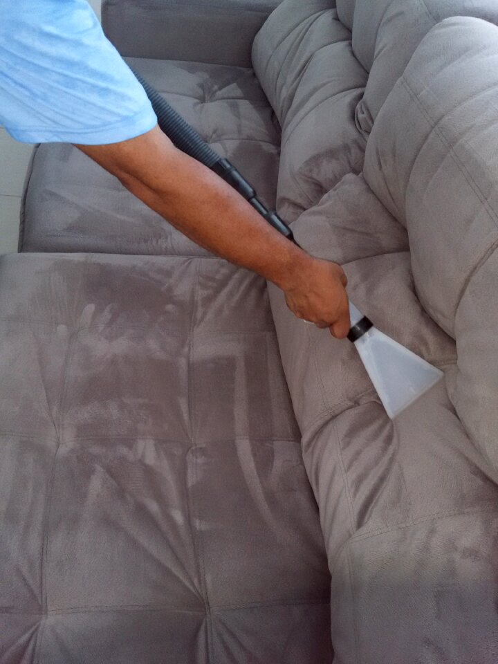 Cleaning of sofa