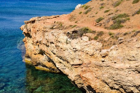 Geology erosion landscape photo