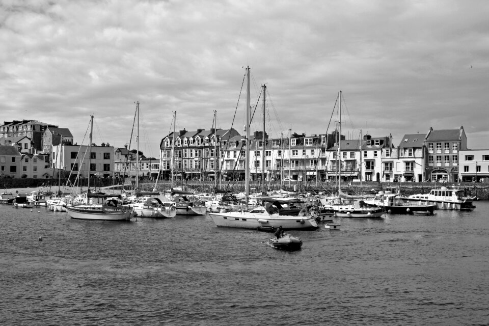 Typical english seaside resort port motifs