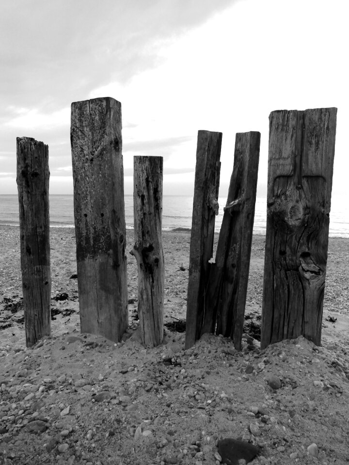 Architecture beach protection wall