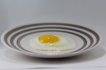 Gray egg gray eggs gray breakfast photo