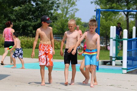 Water park boys