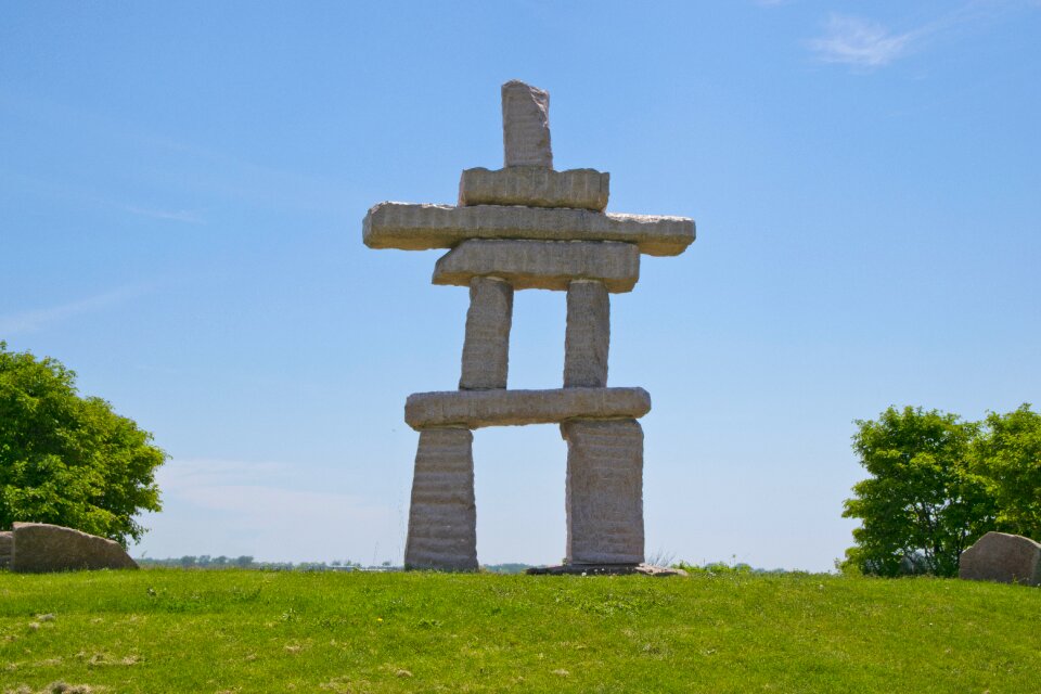 Stone rock symbol