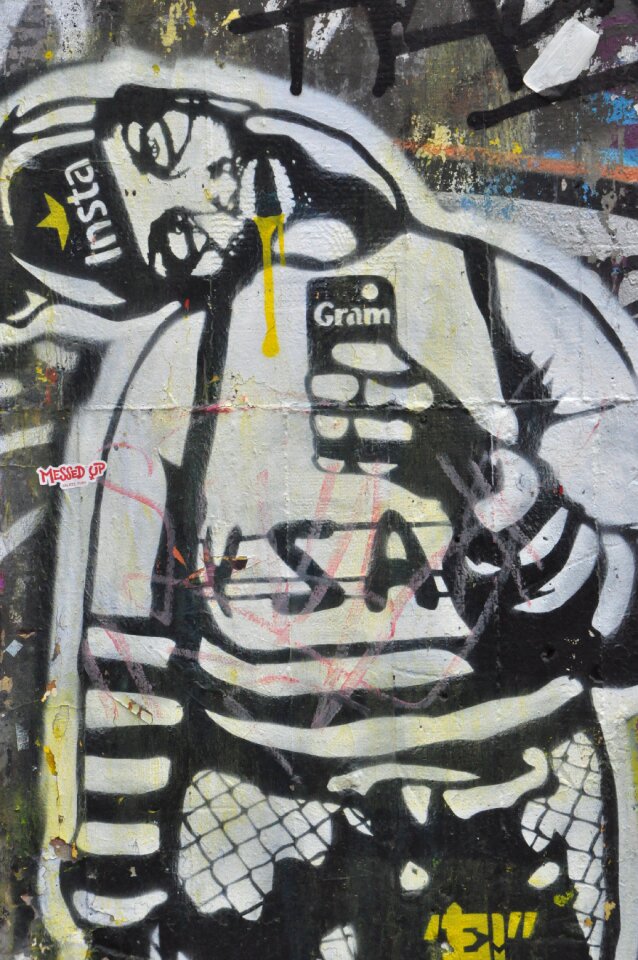 Facade mural spray