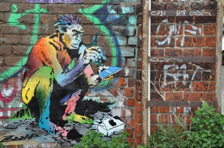 Facade mural spray